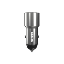 Заредете изображение във визуализатора на галерията – Dudao USB / USB Car Charger Type C Power Delivery Quick Charge 22.5 W Gray (R4PQ) - TopMag
