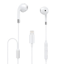 Заредете изображение във визуализатора на галерията – Dudao Wired In-Ear Lightning MFI Headphones (Made For iPhone Certification) White (U1PRO) - TopMag
