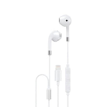 Заредете изображение във визуализатора на галерията – Dudao Wired In-Ear Lightning MFI Headphones (Made For iPhone Certification) White (U1PRO) - TopMag
