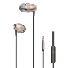 Заредете изображение във визуализатора на галерията – Dudao Wired In-ear Headphones Headset with 3.5mm mini jack gold (X2Pro gold) - TopMag
