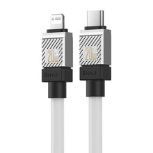 Заредете изображение във визуализатора на галерията – BASEUS cabel Type C to Apple Lightning 8-pin CoolPlay Fast Charging 20W 1m white CAKW000002

