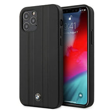 Заредете изображение във визуализатора на галерията – Etui BMW BMHCP12LTTBK iPhone 12 Pro Max 6,7" czarny/black hardcase Signature Tire Marks - TopMag
