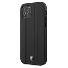 Заредете изображение във визуализатора на галерията – Etui BMW BMHCP12LTTBK iPhone 12 Pro Max 6,7" czarny/black hardcase Signature Tire Marks - TopMag
