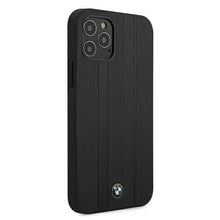 Заредете изображение във визуализатора на галерията – Etui BMW BMHCP12LTTBK iPhone 12 Pro Max 6,7" czarny/black hardcase Signature Tire Marks - TopMag
