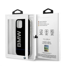Заредете изображение във визуализатора на галерията – Etui BMW BMHCP12MPCUBBK iPhone 12/12 Pro 6,1" czarny/black hardcase Signature Printed Logo - TopMag

