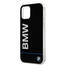 Заредете изображение във визуализатора на галерията – Etui BMW BMHCP12MPCUBBK iPhone 12/12 Pro 6,1" czarny/black hardcase Signature Printed Logo - TopMag
