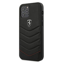 Заредете изображение във визуализатора на галерията – Ferrari FEHQUHCP12LBK iPhone 12 Pro Max 6,7" czarny/black hardcase Off Track Quilted - TopMag
