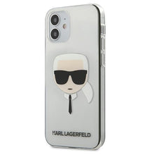 Заредете изображение във визуализатора на галерията – Karl Lagerfeld KLHCP12SKTR iPhone 12 mini 5,4" hardcase Transparent Karl`s Head - TopMag

