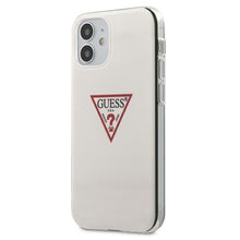Заредете изображение във визуализатора на галерията – Guess GUHCP12SPCUCTLWH iPhone 12 mini 5,4" biały/white hardcase Triangle Collection - TopMag
