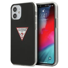 Заредете изображение във визуализатора на галерията – Guess GUHCP12SPCUCTLBK iPhone 12 mini 5,4" czarny/black hardcase Triangle Collection - TopMag
