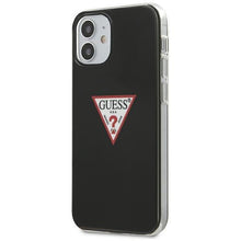 Заредете изображение във визуализатора на галерията – Guess GUHCP12SPCUCTLBK iPhone 12 mini 5,4" czarny/black hardcase Triangle Collection - TopMag
