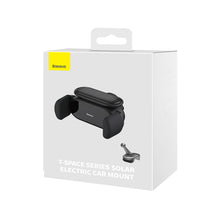 Заредете изображение във визуализатора на галерията – Electric car holder with solar panel for Tesla Model 3 / Y Baseus T-Space - black
