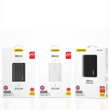 Заредете изображение във визуализатора на галерията – Dudao powerbank 10000 mAh Power Delivery Quick Charge 3.0 22.5 W black (K14_Black) - TopMag
