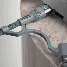 Заредете изображение във визуализатора на галерията – Dudao cable 4in1 USB Type C PD / USB cable - USB Type C Power Delivery (100W) / Lightning (20W) 1m gray (L20XS) - TopMag

