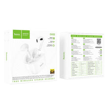 Заредете изображение във визуализатора на галерията – HOCO bluetooth earphones Intelligent TWS EW30 white
