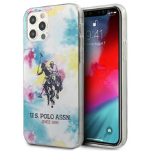 Заредете изображение във визуализатора на галерията – US Polo USHCP12LPCUSML iPhone 12 Pro Max 6,7" multicolor Tie &amp; Dye Collection - TopMag
