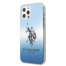 Заредете изображение във визуализатора на галерията – US Polo USHCP12MPCDGBL iPhone 12/12 Pro 6,1" niebieski/blue Gradient Collection - TopMag
