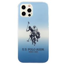 Заредете изображение във визуализатора на галерията – US Polo USHCP12MPCDGBL iPhone 12/12 Pro 6,1" niebieski/blue Gradient Collection - TopMag
