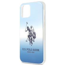 Заредете изображение във визуализатора на галерията – US Polo USHCP12MPCDGBL iPhone 12/12 Pro 6,1" niebieski/blue Gradient Collection - TopMag
