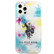 Заредете изображение във визуализатора на галерията – US Polo USHCP12MPCUSML iPhone 12/12 Pro 6,1" multicolor Tie &amp; Dye Collection - TopMag
