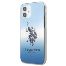 Заредете изображение във визуализатора на галерията – US Polo USHCP12SPCDGBL iPhone 12 mini 5,4" niebieski/blue Gradient Collection - TopMag
