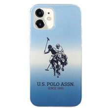 Заредете изображение във визуализатора на галерията – US Polo USHCP12SPCDGBL iPhone 12 mini 5,4" niebieski/blue Gradient Collection - TopMag

