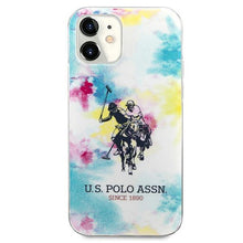 Заредете изображение във визуализатора на галерията – US Polo USHCP12SPCUSML iPhone 12 mini 5,4" multicolor Tie &amp; Dye Collection - TopMag
