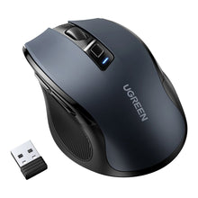Заредете изображение във визуализатора на галерията – Ugreen USB Optical Wireless Mouse 2.4GHz 4000 DPI black (MU006)
