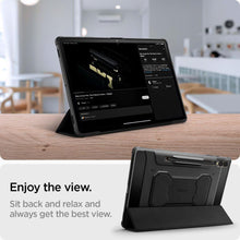 Заредете изображение във визуализатора на галерията – Spigen RUGGED ARMOR "PRO" GALAXY TAB S9+ PLUS 12.4 X810 / X816B BLACK
