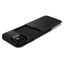 Заредете изображение във визуализатора на галерията – SPIGEN SLIM ARMOR CS IPHONE 12 MINI BLACK - TopMag
