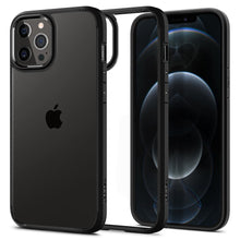 Заредете изображение във визуализатора на галерията – SPIGEN ULTRA HYBRID IPHONE 12/12 PRO MATTE BLACK - TopMag
