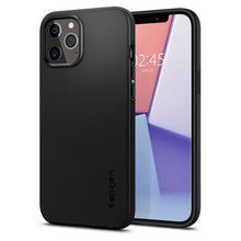 Заредете изображение във визуализатора на галерията – SPIGEN THIN FIT IPHONE 12/12 PRO BLACK - TopMag
