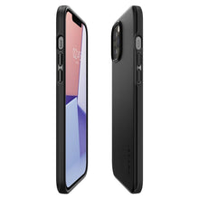 Заредете изображение във визуализатора на галерията – SPIGEN THIN FIT IPHONE 12/12 PRO BLACK - TopMag
