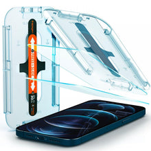 Заредете изображение във визуализатора на галерията – TEMPERED GLASS SPIGEN GLAS.TR "EZ FIT" 2-PACK IPHONE 12 PRO MAX - TopMag
