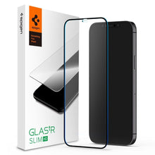 Заредете изображение във визуализатора на галерията – TEMPERED GLASS SPIGEN GLASS FC IPHONE 12 MINI BLACK - TopMag
