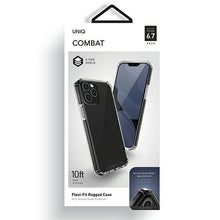 Заредете изображение във визуализатора на галерията – UNIQ etui Combat iPhone 12 Pro Max 6,7" czarny/carbon black - TopMag
