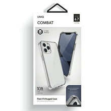 Заредете изображение във визуализатора на галерията – UNIQ etui Combat iPhone 12 Pro Max 6,7" przezroczysty/crystal clear - TopMag
