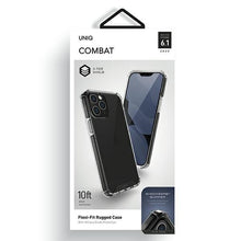 Заредете изображение във визуализатора на галерията – UNIQ etui Combat iPhone 12/12 Pro 6,1" czarny/carbon black - TopMag

