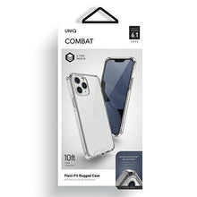 Заредете изображение във визуализатора на галерията – UNIQ etui Combat iPhone 12/12 Pro 6,1" przezroczysty/crystal clear - TopMag

