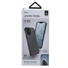 Заредете изображение във визуализатора на галерията – UNIQ etui LifePro Tinsel iPhone 12 mini 5,4" czarny/vapour smoke - TopMag
