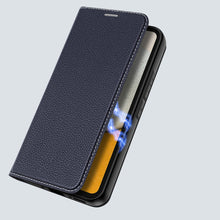 Заредете изображение във визуализатора на галерията – Dux Ducis Skin X2 case for Samsung Galaxy A34 5G flip cover wallet stand blue
