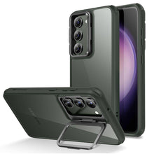 Заредете изображение във визуализатора на галерията – ESR CLASSIC KICKSTAND GALAXY S23+ PLUS CLEAR/GREEN
