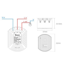 Заредете изображение във визуализатора на галерията – Sonoff D1 Smart Dimmer Switch 433 MHz RF black (M0802010005) - TopMag
