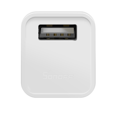 Заредете изображение във визуализатора на галерията – Sonoff Micro 5 V Wireless Wi-Fi USB Smart Adaptor white (M0802010006) - TopMag
