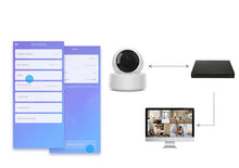Заредете изображение във визуализатора на галерията – Sonoff GK-200MP2-B Wi-Fi Wireless IP Security Camera (340° pan x 120° tilt) Full HD 1080P white (M0802050001) - TopMag
