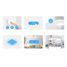 Заредете изображение във визуализатора на галерията – Sonoff SNZB-01 ZigBee wireless remote control button button switch white (SNZB-01) - TopMag
