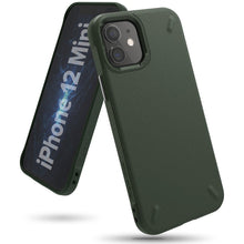 Заредете изображение във визуализатора на галерията – Ringke Onyx Durable TPU Case Cover for iPhone 12 mini green (OXAP0025) - TopMag
