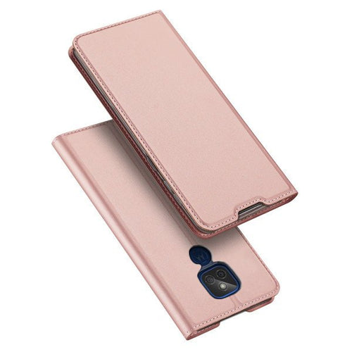 DUX DUCIS Skin Pro Bookcase type case for Motorola Moto G9 Play / Moto E7 Plus pink - TopMag