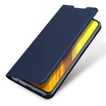 Заредете изображение във визуализатора на галерията – DUX DUCIS Skin Pro Bookcase type case for Xiaomi Poco X3 NFC / Poco X3 Pro blue - TopMag
