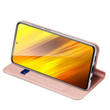 Заредете изображение във визуализатора на галерията – DUX DUCIS Skin Pro Bookcase type case for Xiaomi Poco X3 NFC / Poco X3 Pro pink - TopMag
